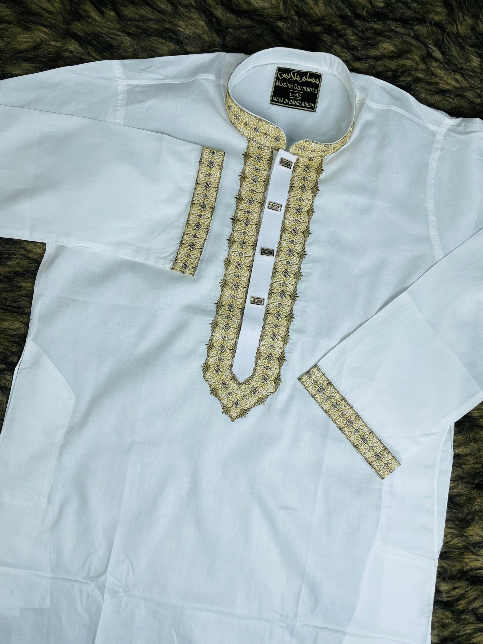 আরামদায়ক ধুতি ফেব্রিক্স পাঞ্জাবি (101)